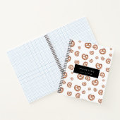 Zoute zachte Waterverf Pretzelpatroon Notitieboek (Binnen)