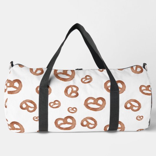 Zoute zachte Waterverf Pretzelpatroon Plunjezak (Voorkant)