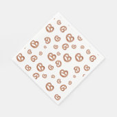 Zoute zachte Waterverf Pretzelpatroon Servet (Hoek)