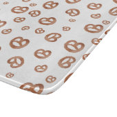 Zoute zachte Waterverf Pretzelpatroon Snijplank (Hoek)