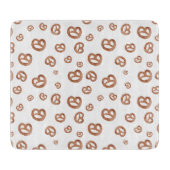 Zoute zachte Waterverf Pretzelpatroon Snijplank (Voorkant)