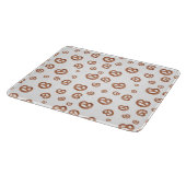 Zoute zachte Waterverf Pretzelpatroon Snijplank (Hoek)