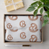Zoute zachte Waterverf Pretzelpatroon Tissuepapier (Geschenk)