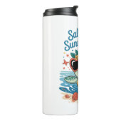 Zoute Ziel Zonnige Hart Schildpadzomer Thermosbeker (Gedraaid links)