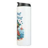 Zoute Ziel Zonnige Hart Schildpadzomer Thermosbeker (Geroteerd rechts)