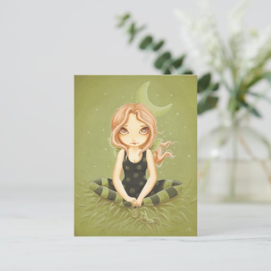 Zouten - briefkaart van melkslib (Staand voorkant)