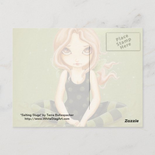 Zouten - briefkaart van melkslib (Achterkant)