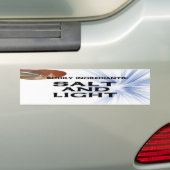 ZOUTEN EN LICHTEN LT BUMPERSTICKER (Op auto)