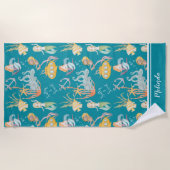 Zouten en zoete Zeemeerminteken Strandlaken (Voorkant)