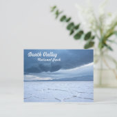 Zouten in de Death Valley Briefkaart (Staand voorkant)