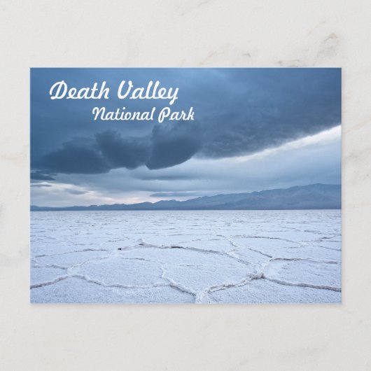 Zouten in de Death Valley Briefkaart (Voorkant)