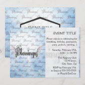 Zouten met wolken, engelvleugels en halo kaart (Voorkant / Achterkant)