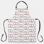 Zouten pretzel Twist Pink Kitchen Apron Schort (Voorkant)