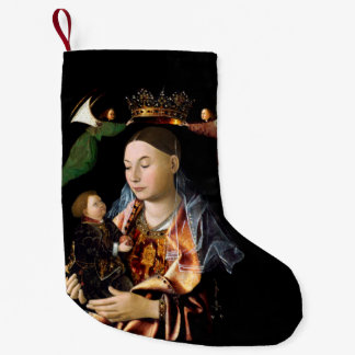 Zouten van Madonna en Christus Child Kleine Kerstsok