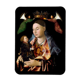 Zouten van Madonna en Christus Child Magneet