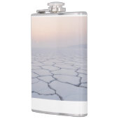 Zoutflats bij zonsopgang: etherisch minimalistisch heupfles (Links)