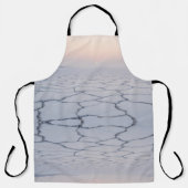 Zoutflats bij zonsopgang: etherisch minimalistisch schort (Voorkant)