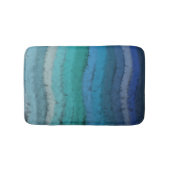 Zoutgolven voor kuststrand op zwart badmat (Voorkant)