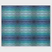 Zoutgolven voor kuststrand op zwart cadeaupapier (Vlak)