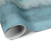 Zoutgolven voor kuststrand op zwart cadeaupapier (Rol Hoek)