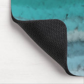 Zoutgolven voor kuststrand op zwart muismat (Hoek)