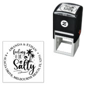 Zoutig gevoel  zelfinktende stempel (In situ)