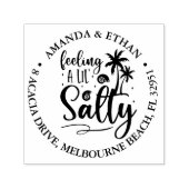 Zoutig gevoel  zelfinktende stempel (Design)