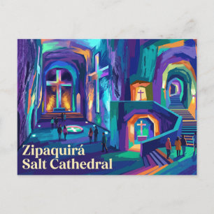 Zoutkathedraal van Zipaquirá Colombia Briefkaart