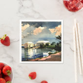 Zoutketel, Bermuda - Winslow Homer schilderij Servetten (Insitu)