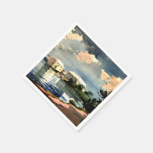 Zoutketel, Bermuda - Winslow Homer schilderij Servetten (Hoek)