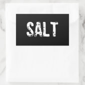 Zoutkostuum - Paar-zout en peper-kostuum Rechthoekige Sticker (Tas)