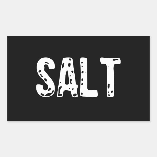 Zoutkostuum - Paar-zout en peper-kostuum Rechthoekige Sticker (Voorkant)