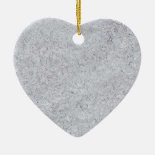 Zoutmacro als achtergrondstructuur keramisch ornament (Voorkant)