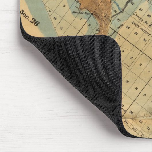 Zoutmoeras en getijdenlandkaart muismat (Hoek)