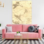 Zoutmoerassen en getijdenland canvas afdruk (Insitu (Woonkamer))