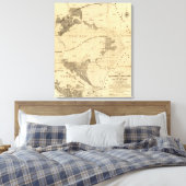 Zoutmoerassen en getijdenland canvas afdruk (Insitu (Slaapkamer))