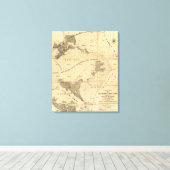 Zoutmoerassen en getijdenland canvas afdruk (Insitu (Houten vloer))
