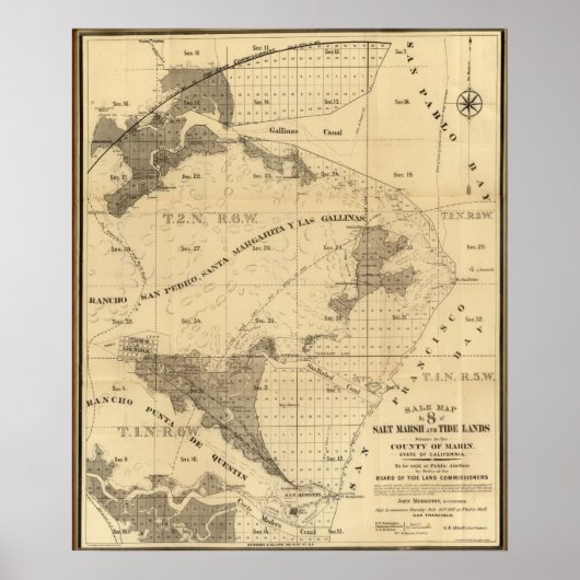 Zoutmoerassen en getijdenland poster (Voorkant)