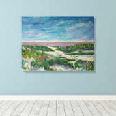 Zoutpan van Camargue Canvas Afdruk (Insitu (Houten vloer))