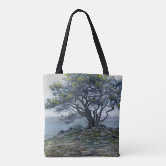 "Zoutpuntstructuur" Tote Bag (Achterkant)