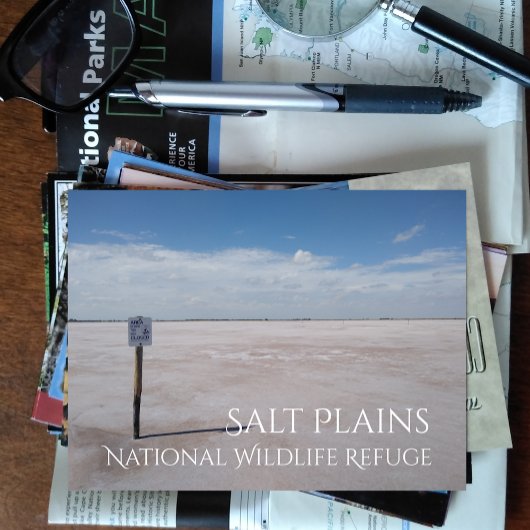 Zoutvlakten, Zoutvlakten Nationaal Wildlife Refuge Briefkaart