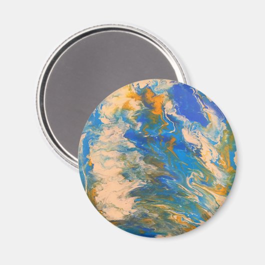 Zoutwater abstract magneet (Voorkant / Achterkant)