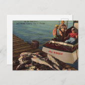 Zoutwater Gevist in Florida Briefkaart (Voorkant / Achterkant)