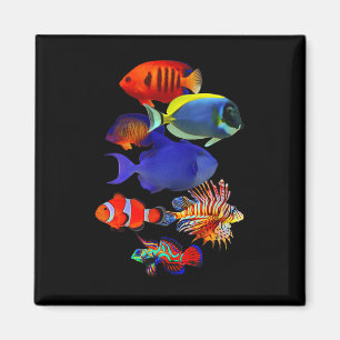 Zoutwater Rif Aquarium Liefhebbers Trekkervis Mand Magneet