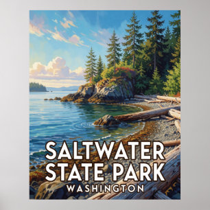 Zoutwater State Park — Washington Poster
