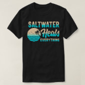 Zoutwater verwarmt alles zoetwaterdamp t-shirt (Design voorkant)