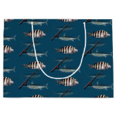 Zoutwater Visser Papieren Cadeautas (Voorkant)