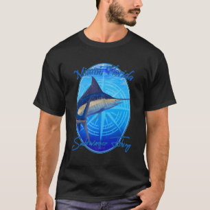 Zoutwater Vist Miami Florida Offshore Fish T-shirt