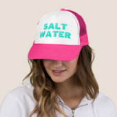 Zoutwater Zeemeermin Trucker Hat Pet (In situ)