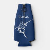 Zoutwater zwaardvis nautische Koelboxxen Flesjeskoeler (Achterkant)